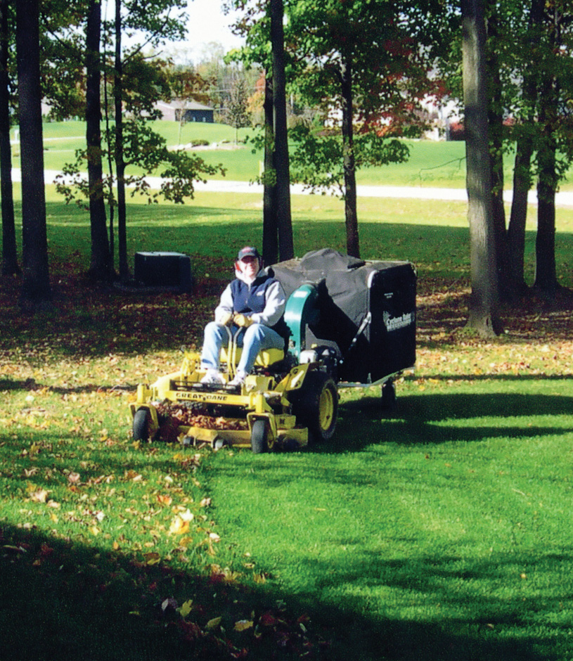 A Cyclone Rake is a commercial lawn vac that works hard. It’s also a great commercial leaf vacuum. It's the best professional leaf removal equipment you can buy.