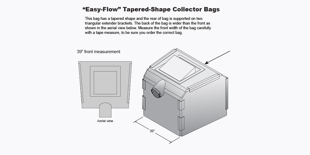 Cyclone Rake XL Replacement Bag Lawn Vacuum Cyclone Rake