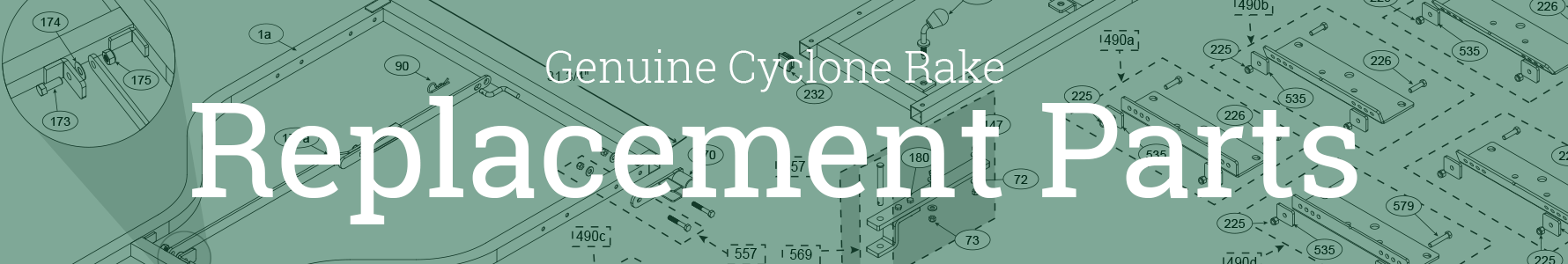 Cyclone Rake Parts