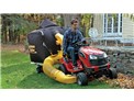 Theis large leaf vacuum picks up everything