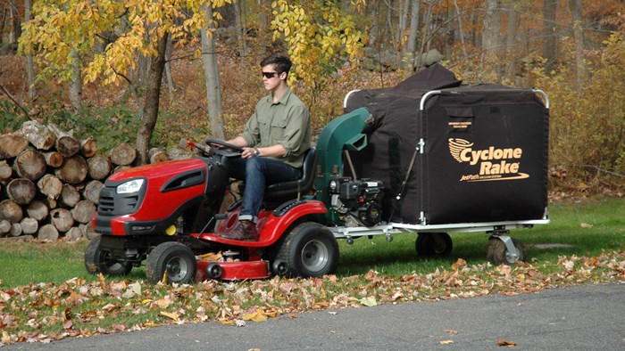 Commercial Pro Lawn Vacuum System Cyclone Rake