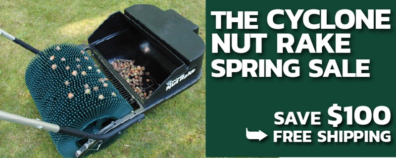 used cyclone nut rake