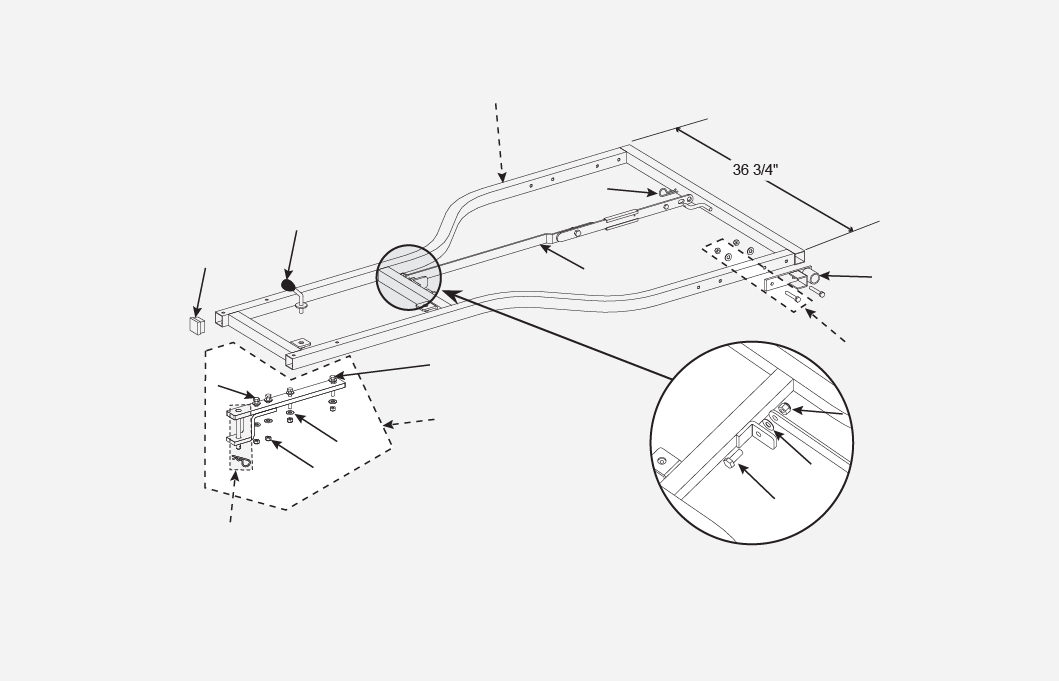 Cyclone Rake Z10 Chassis Replacement Parts Lawn & Leaf Vacuum