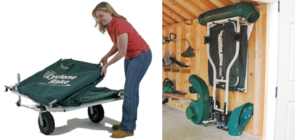 Lawn and leaf vacuum on sale collection system