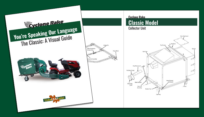 Download the Visual Guide for he Cyclone Rake Classic.