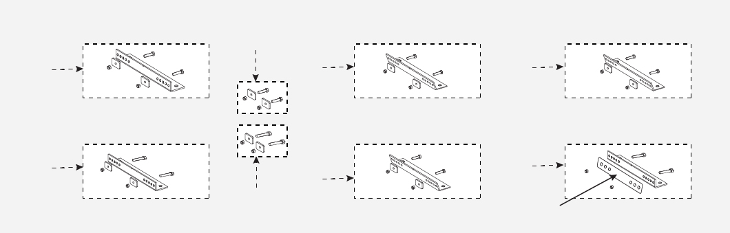 Cyclone Rake Hitch for x7 series without 3-point hitch