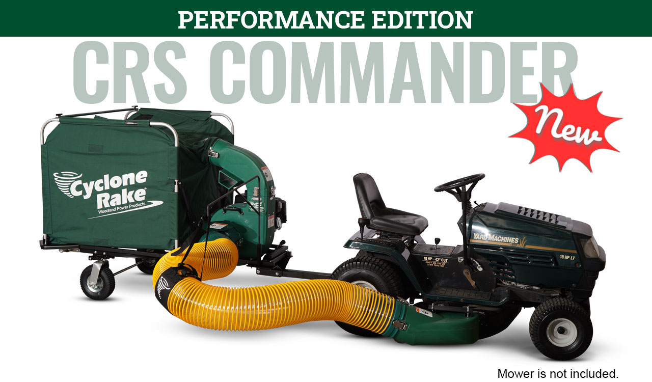 Cyclone Rake Single Pin Hitch Lawn Vacuums | CRS Models for