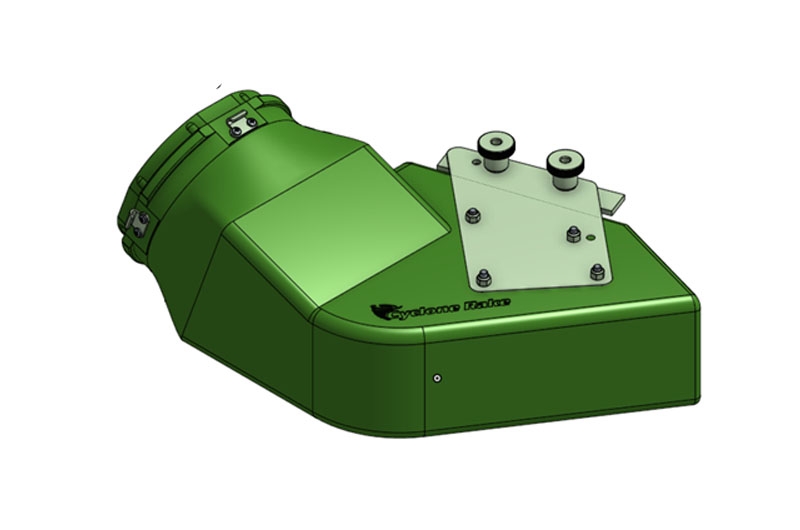 Picture of 206-037 -- Custom Cut Green Classic MDA To 7 Inch Hose