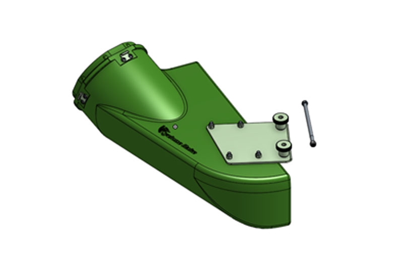 Picture of 206-039 -- Custom Cut Green Classic MDA To 7 Inch Hose