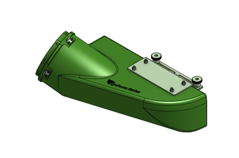 Picture of 206V -- Custom Cut Green Classic MDA To 7 Inch Hose