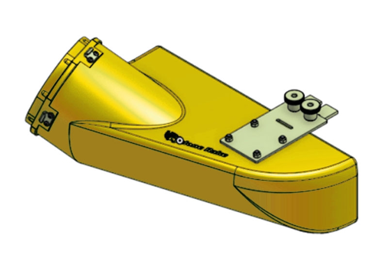 Picture of 240-012 -- Custom Cut Yellow XL MDA To 8 Inch Hose