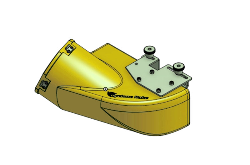 Picture of 240-013 -- Custom Cut Yellow XL MDA To 8 Inch Hose