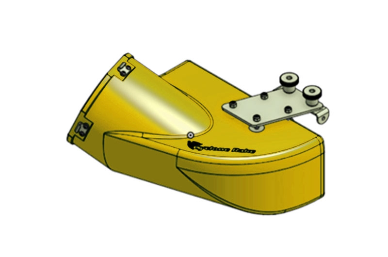 Picture of 240-015 -- Custom Cut Yellow XL MDA To 8 Inch Hose