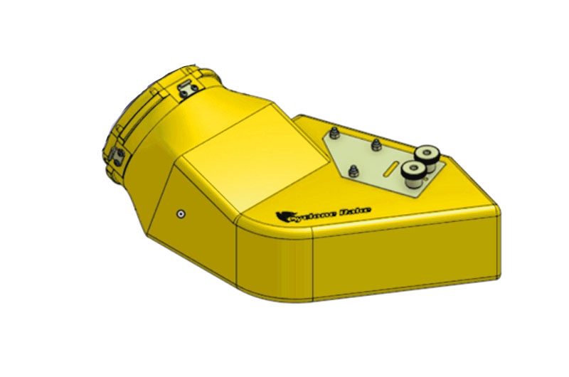 Picture of 240-016 -- Custom Cut Yellow XL MDA To 8 Inch Hose