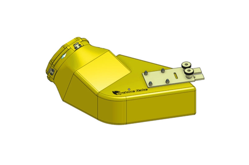 Picture of 240-021 -- Custom Cut Yellow XL MDA To 8 Inch Hose