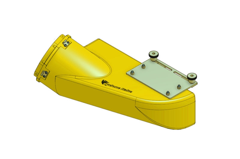 Picture of 240-024 -- Custom Cut Yellow XL MDA To 8 Inch Hose