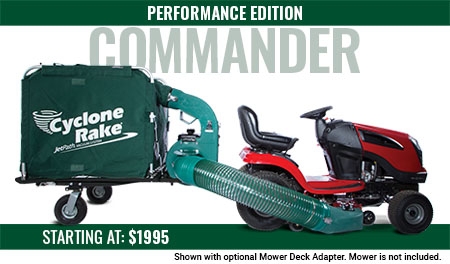 Cyclone Rake Commander Model Image with starting price of $1995