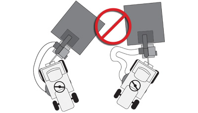 illustration showing 2 hitch types