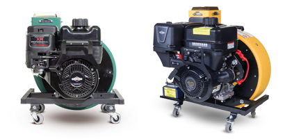 Two Briggs & Stratton engines. The XR950-PRO and the 8HP Vanguard electric start.
