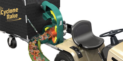 A list of all the Cyclone Rake features so you can compare them to other lawn vacuum machines.