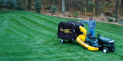 Find the right Cyclone Rake leaf vacuum for your mower and property
