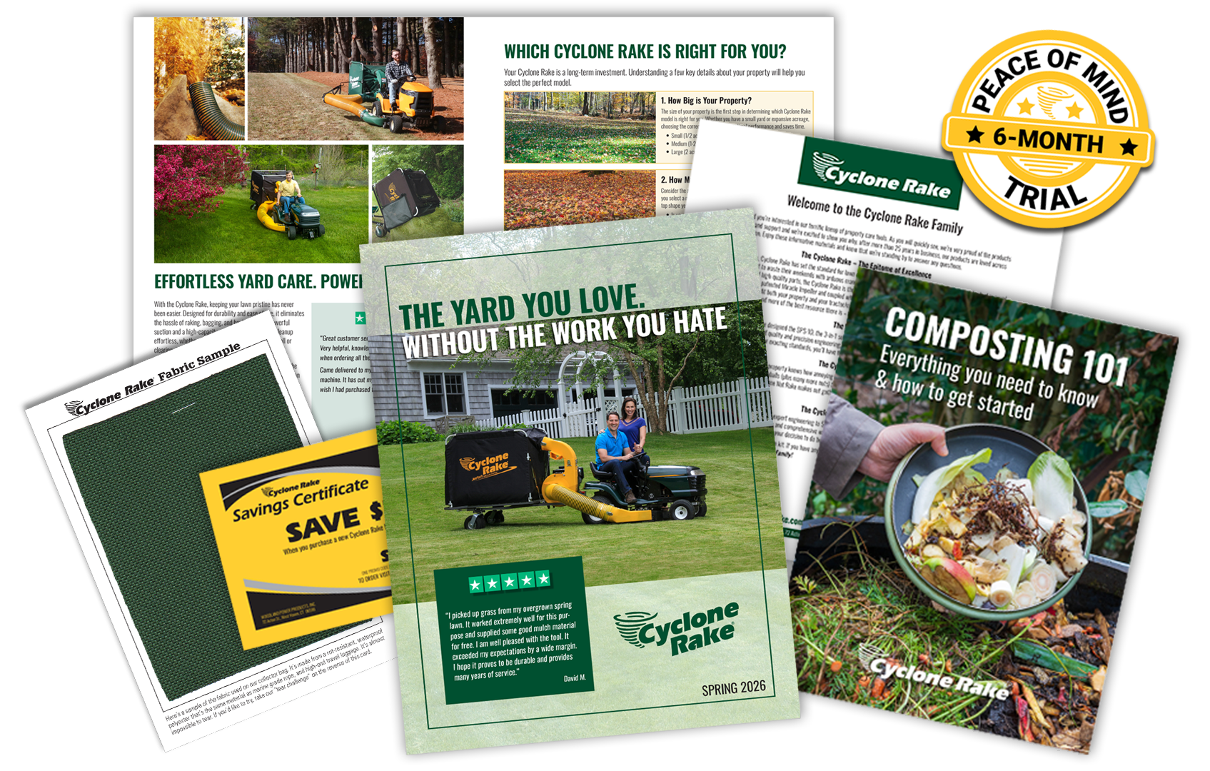 Free Cyclone Rake Info Kit