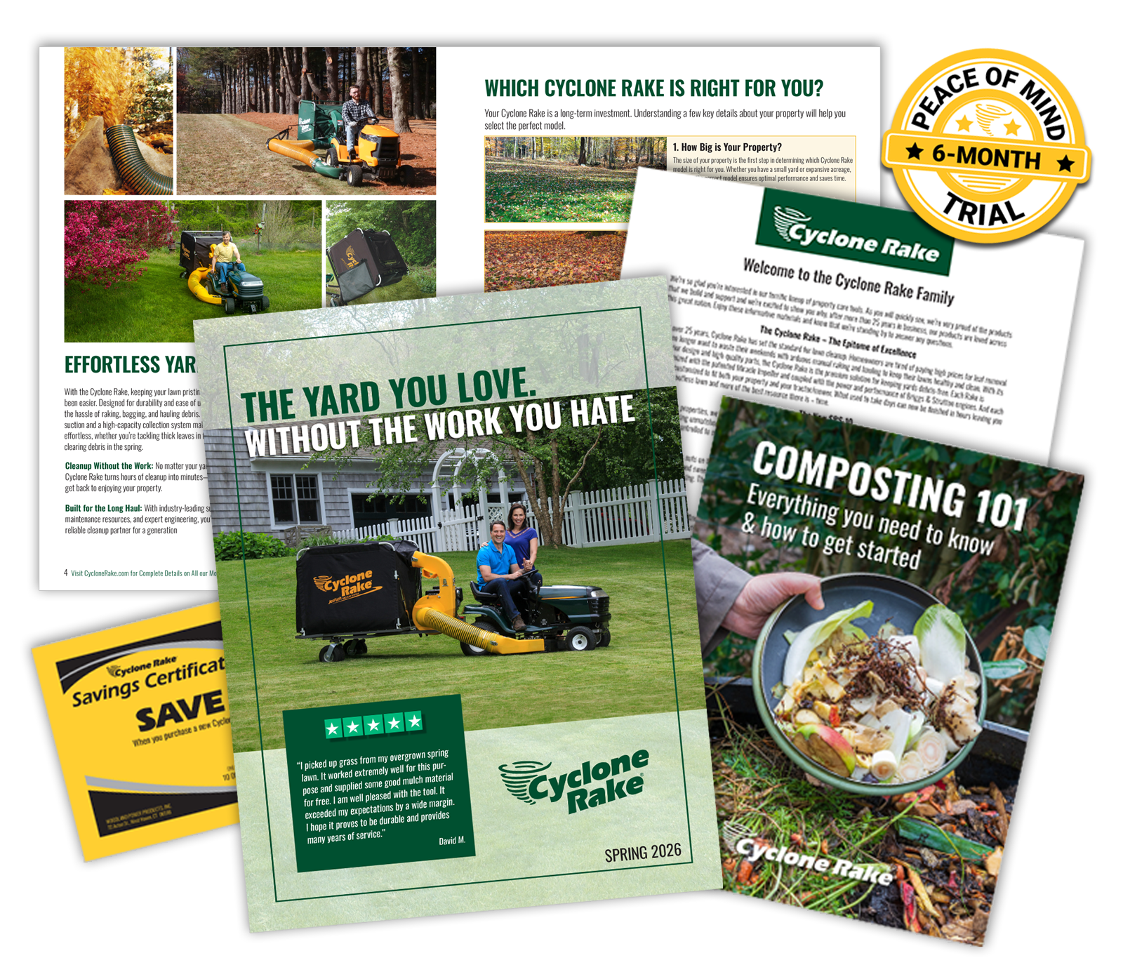 Free Cyclone Rake Info Kit