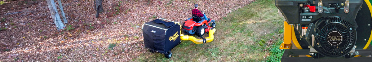 Cyclone Rake XL Super with 10HP engine