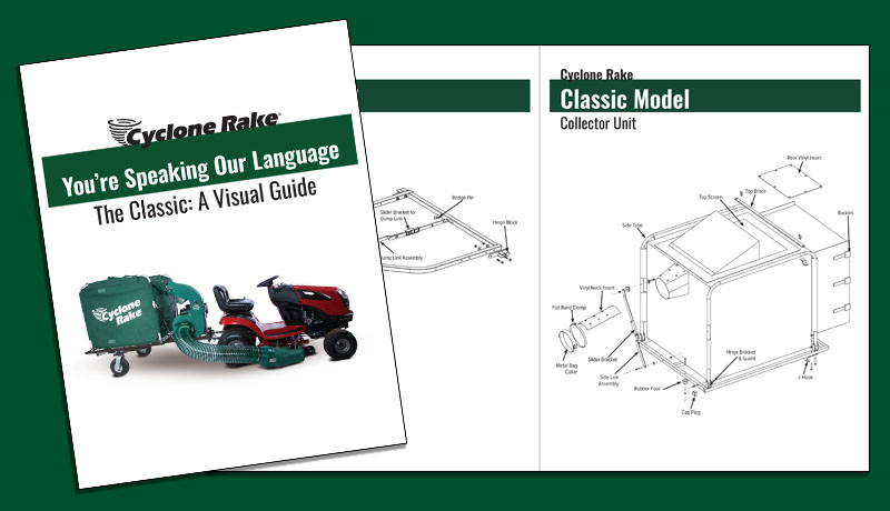 Download the Visual Guide for he Cyclone Rake Classic.
